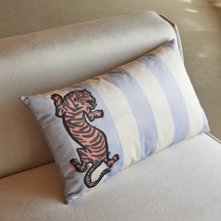 Féline - Coussin français 68x40 cm