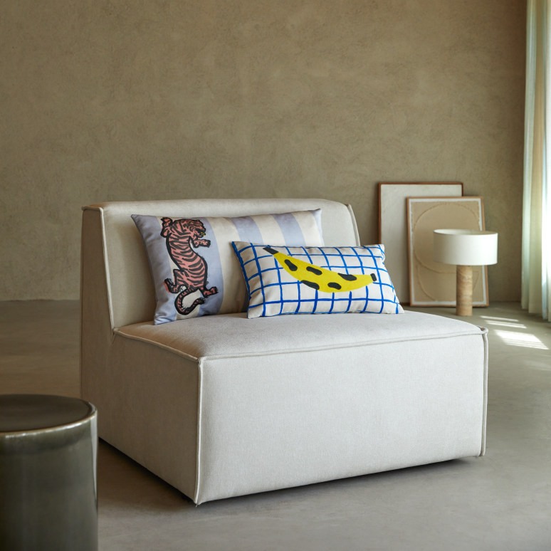 Féline - Coussin français 68x40 cm