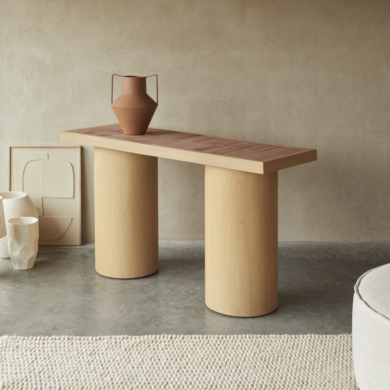 Karel - Console en mindi et céramique