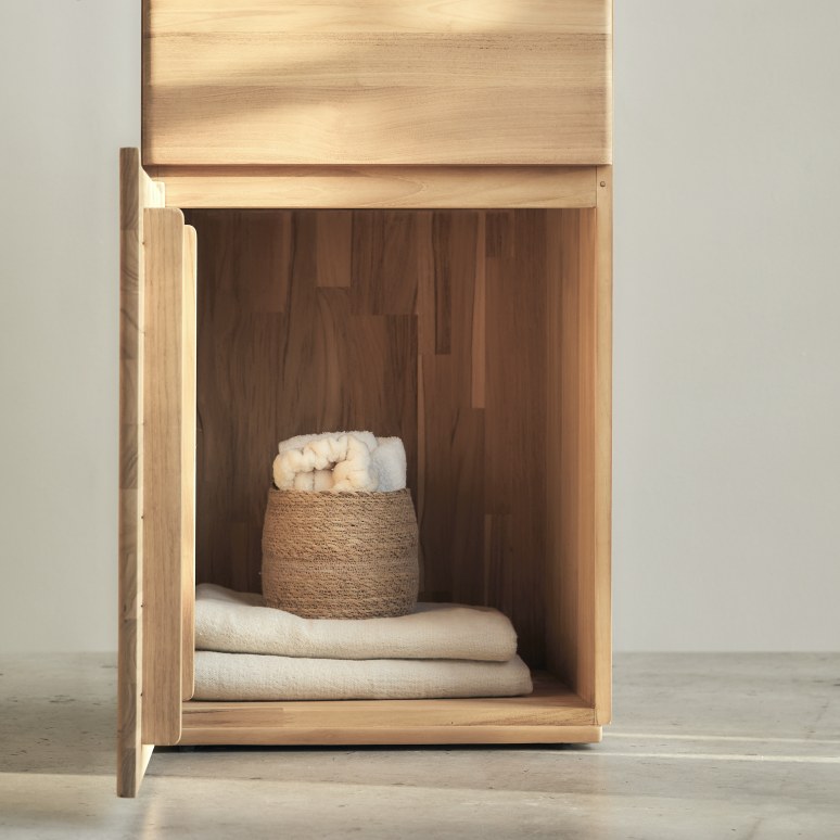 Nino - Colonna in teak massello