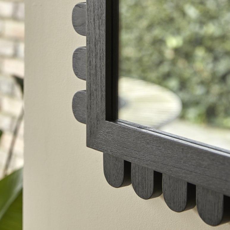 Luca - Mindi wood mirror 92x92 cm