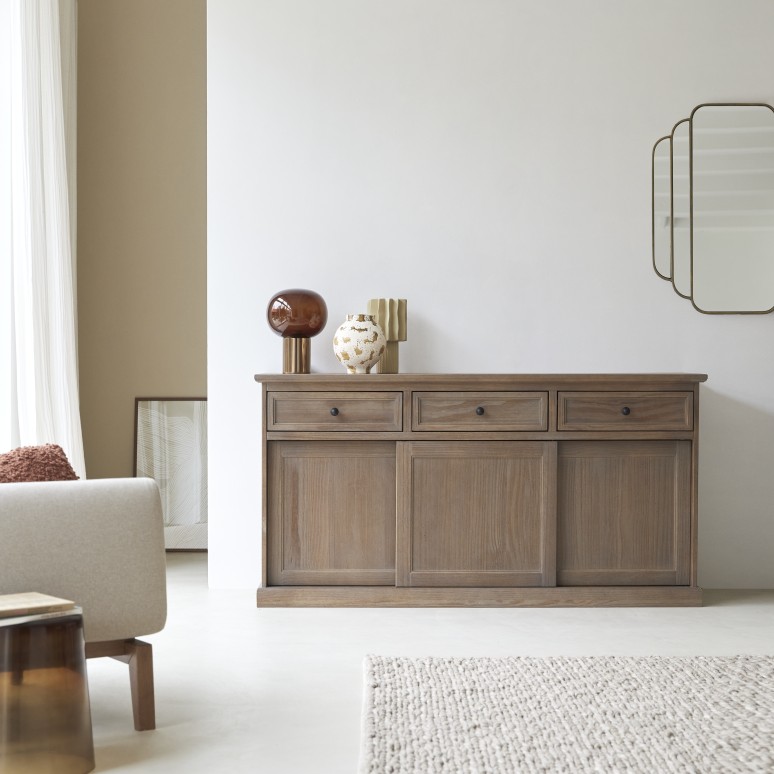 Roma - Credenza in pino massello 170 cm