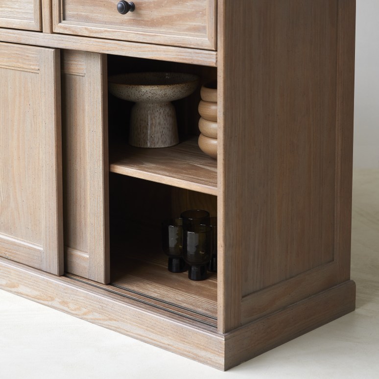 Roma - Credenza in pino massello 170 cm