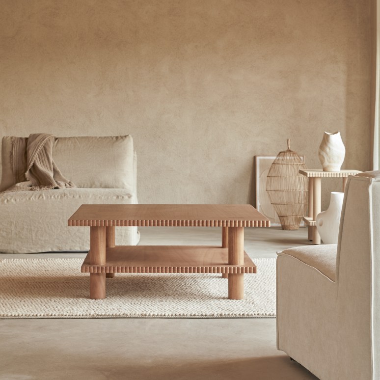 Mollie - Table basse en Mindi