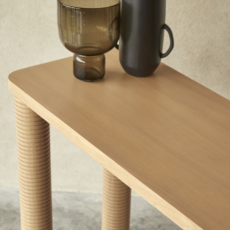 Leandro - Consoletafel van mindihout