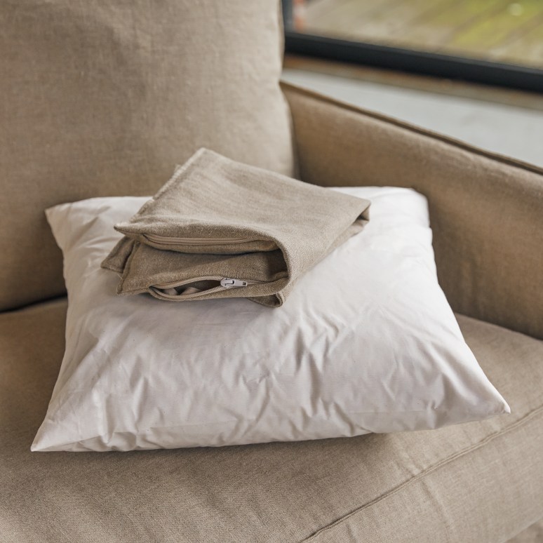 Ariane - Fauteuil en lin naturel