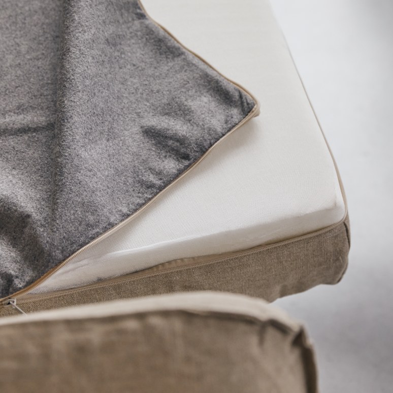 Ariane - Fauteuil en lin naturel