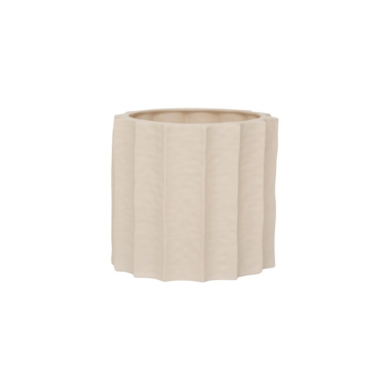 Scallop - Cache-pot en terre cuite