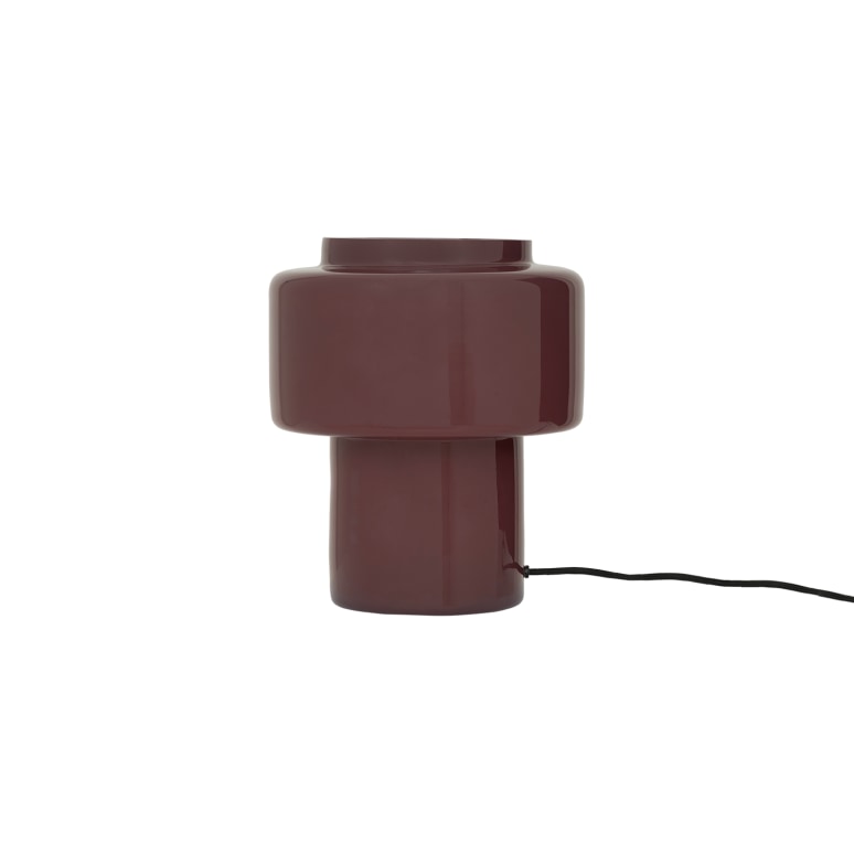 Finn - Lampe de table en verre recyclé