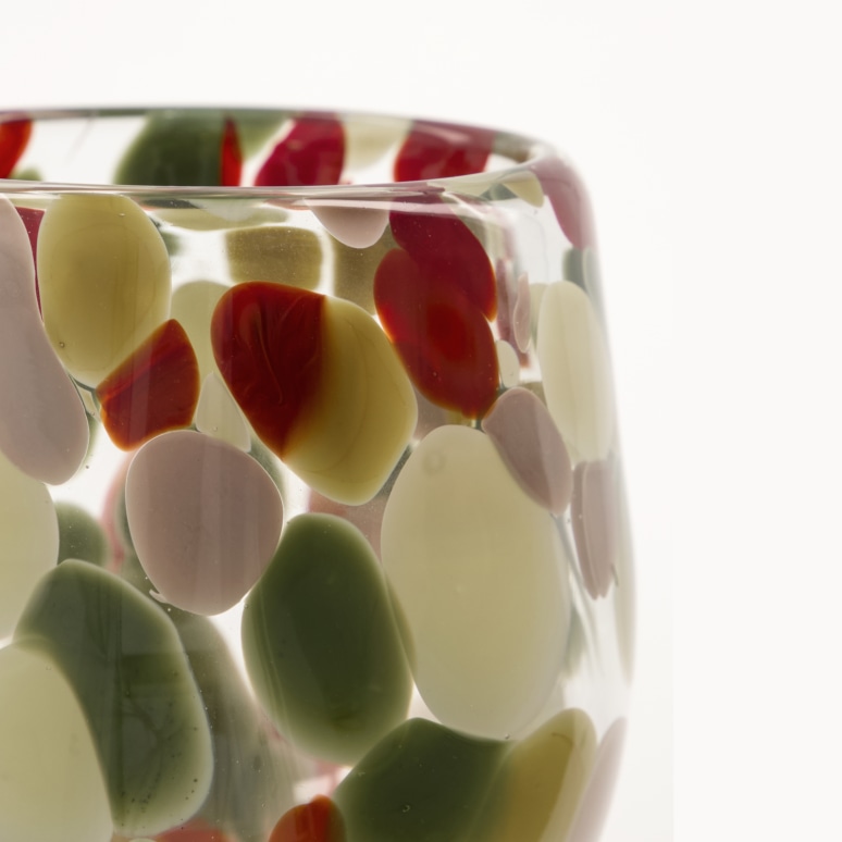 Dot - Glass candle holder