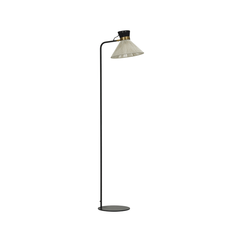Cord - Stehlampe mit Lampenschirm aus Stoff