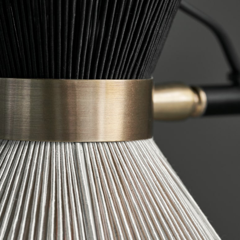 Cord - Stehlampe mit Lampenschirm aus Stoff