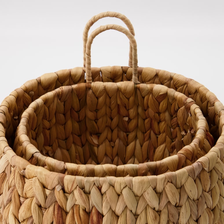 Hang - Ensemble de Paniers en fibres végétales