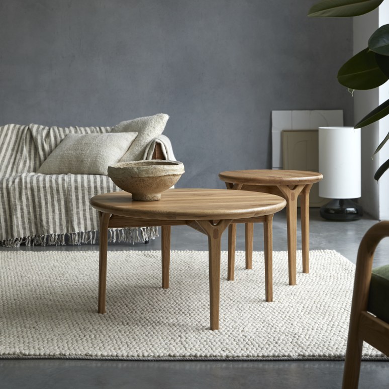 Clara - Solid Oak Coffee Table