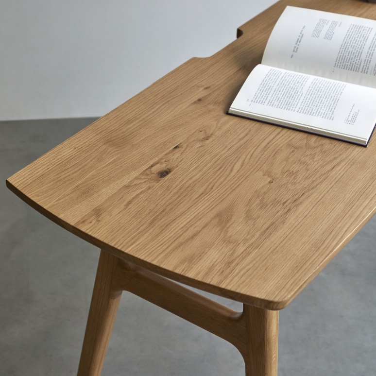 Yaël - Massief eiken bureau