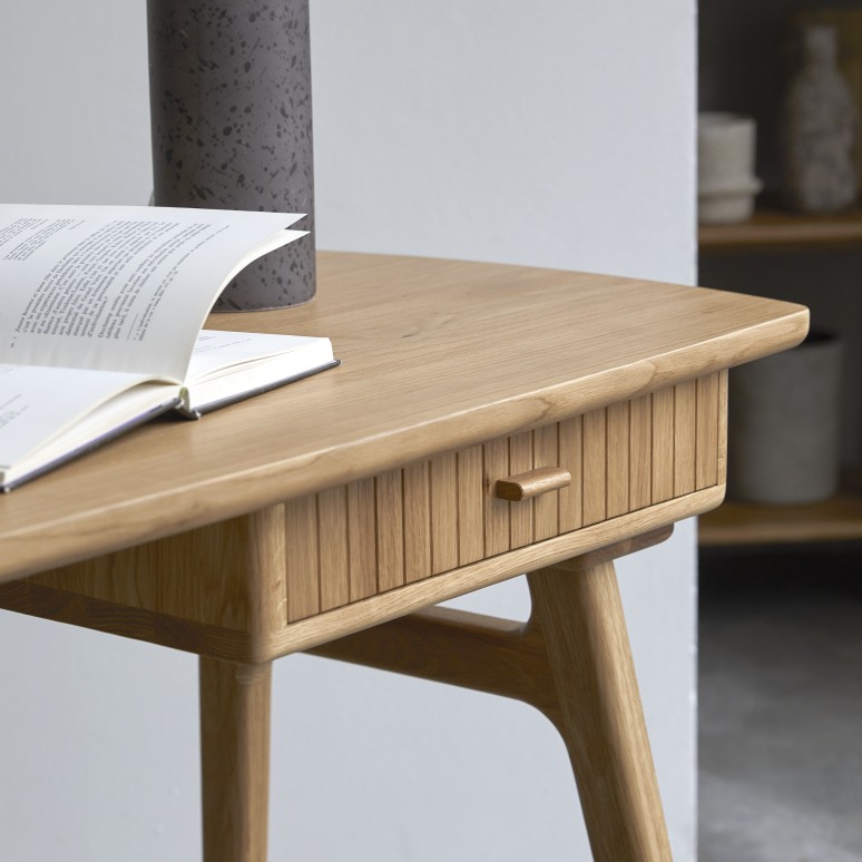 Yaël - Massief eiken bureau