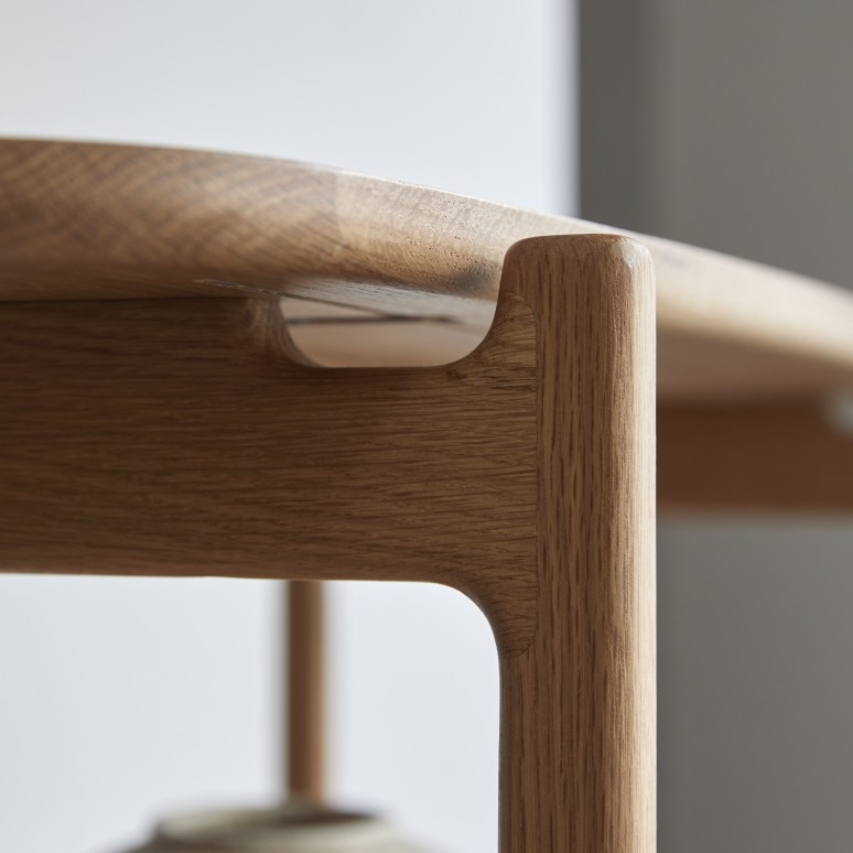 Rozenn - Solid oak bookcase