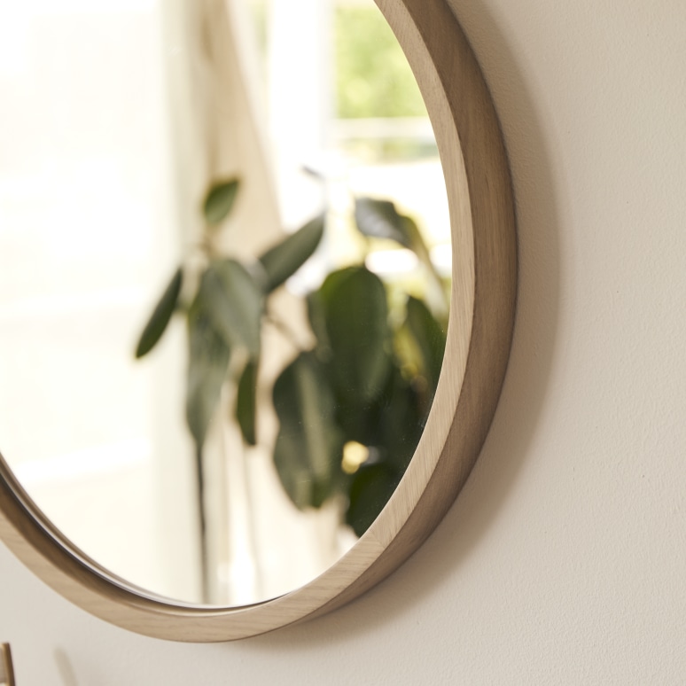 Fanie - Spiegel aus Eiche 50 × 50 cm