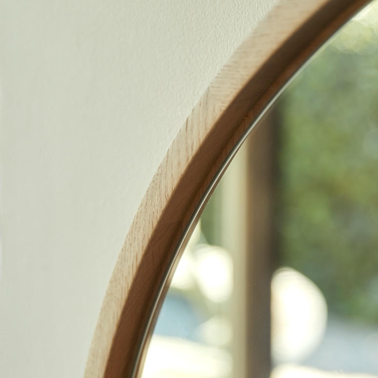 Fanie - Specchio in rovere 90x90 cm