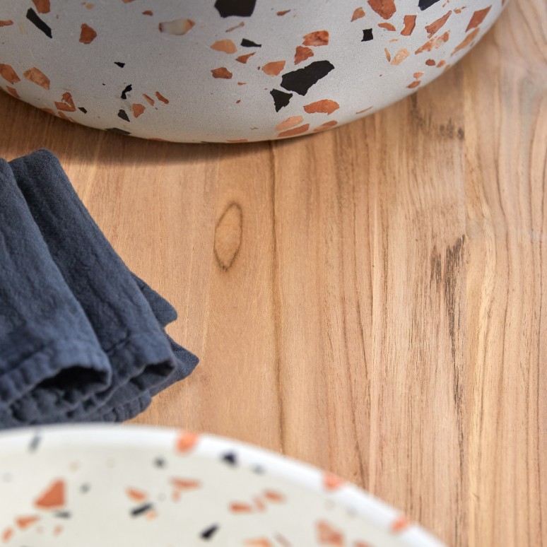 Arty - Meuble de rangement en teck massif 120 cm