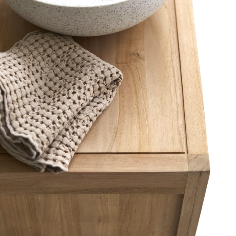 Arty - Mueble de almacenaje de teca maciza 60 cm