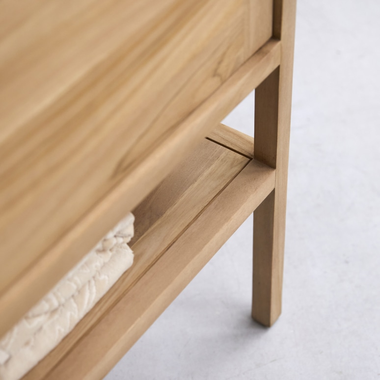 Arty - Solid teak storage unit 60 cm