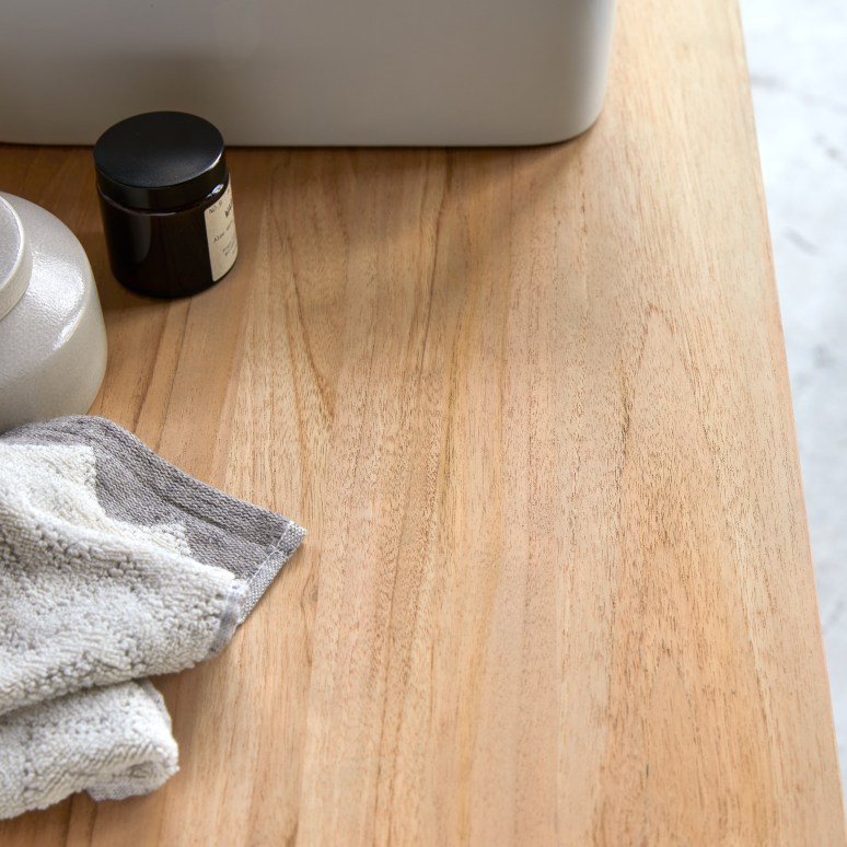 Coline - Mueble de almacenaje de teca maciza 95 cm