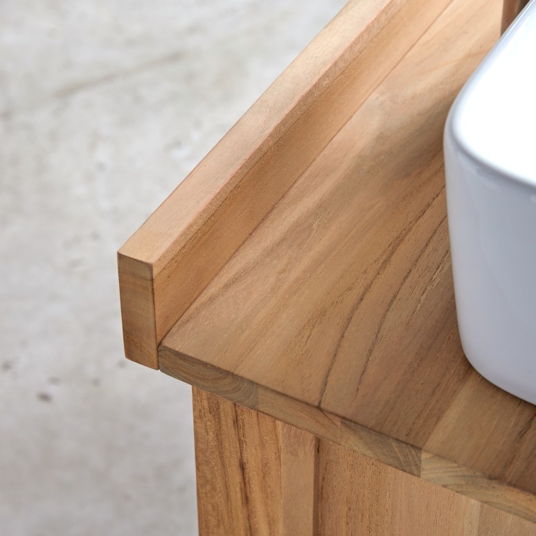 Coline - Solid teak storage unit 145 cm