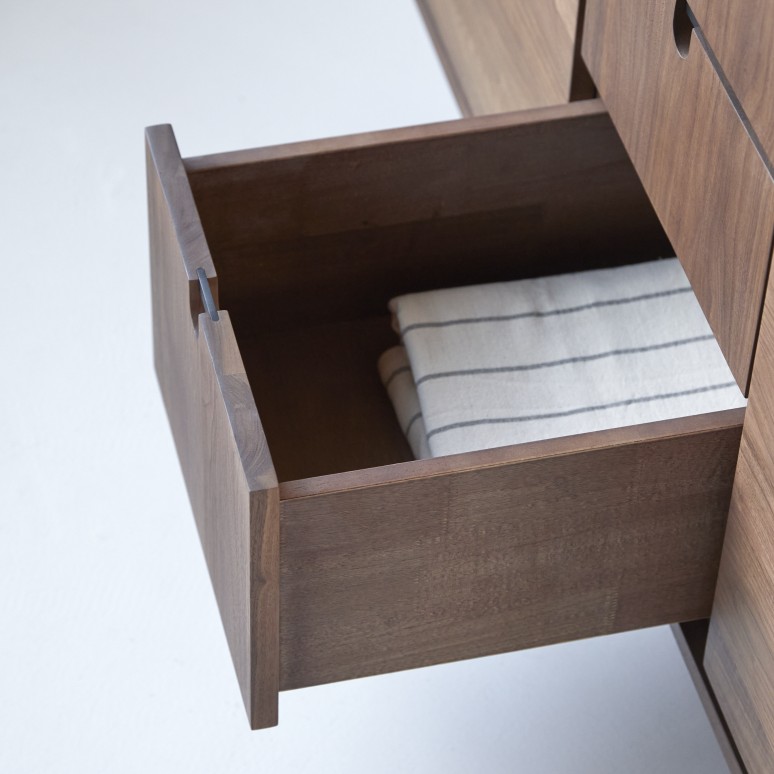 Jonàk - Solid walnut storage unit 145 cm