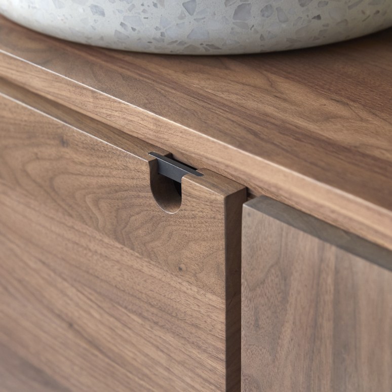 Jonàk - Solid walnut storage unit 95 cm