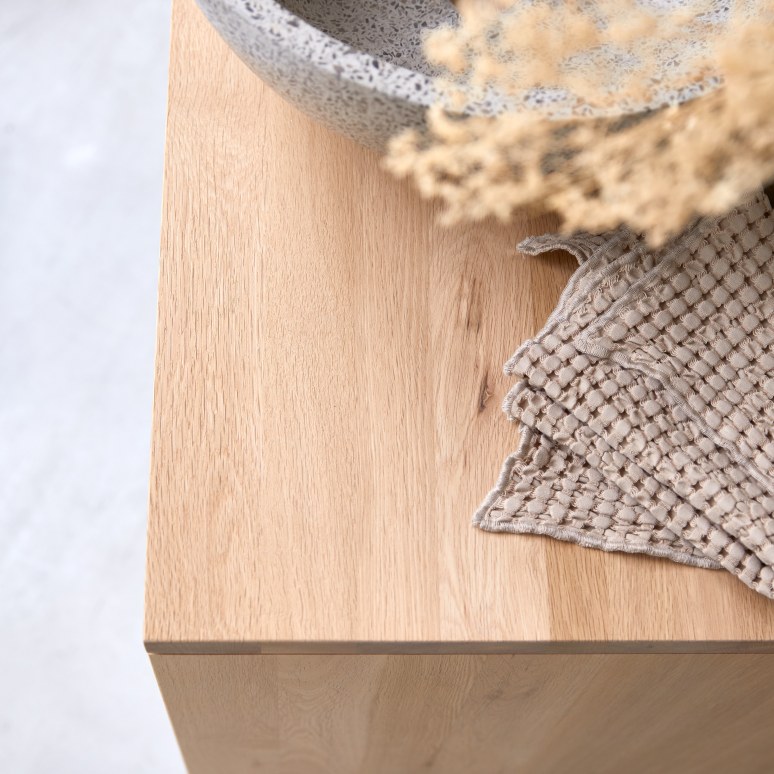 Kwarto - Solid oak storage unit 110 cm