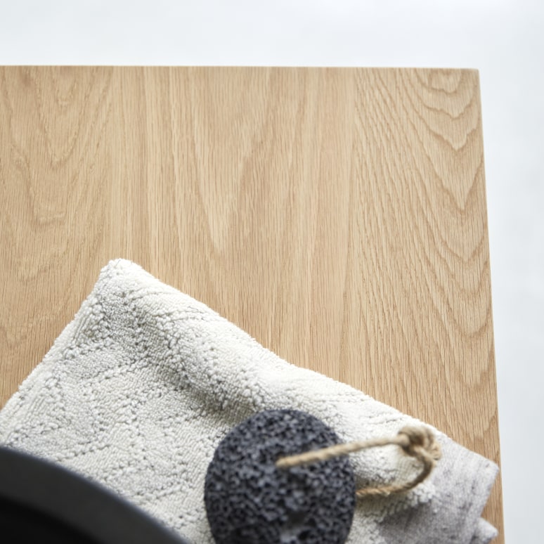 Kwarto - Mueble de almacenaje de roble macizo 110 cm