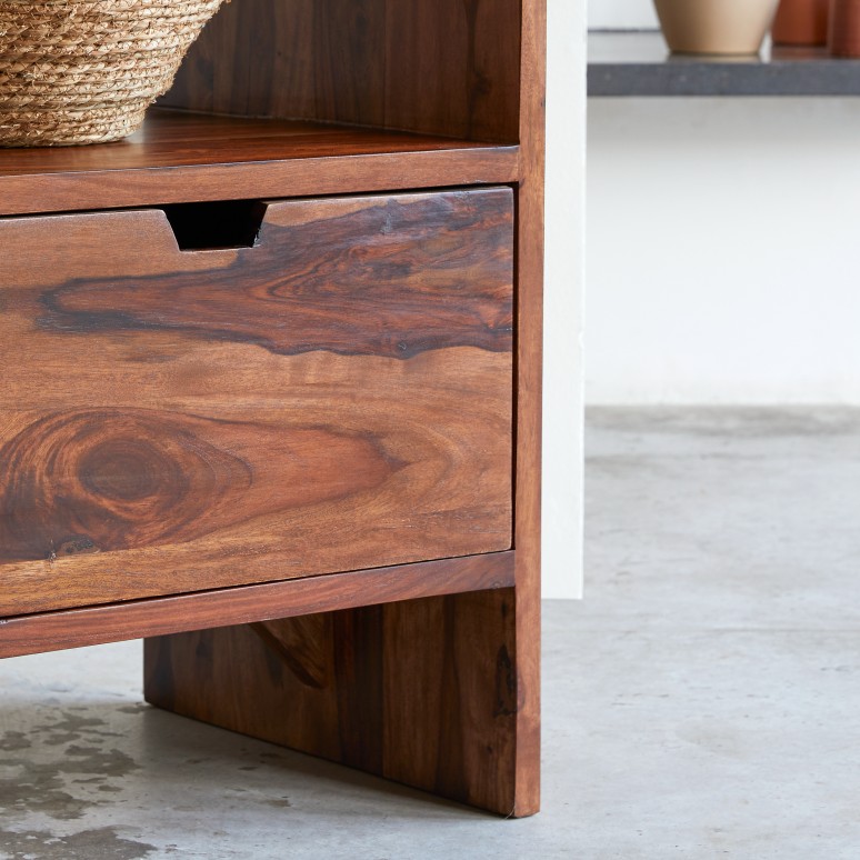 Kwarto - Mueble de almacenaje de palisandro macizo 60 cm