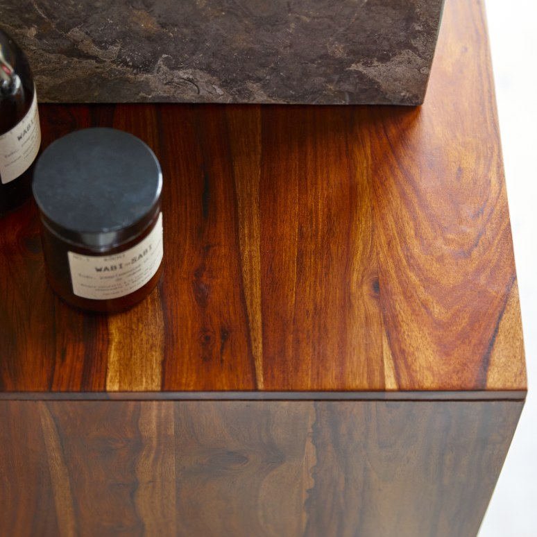 Kwarto - Solid sheesham wood storage unit 60 cm