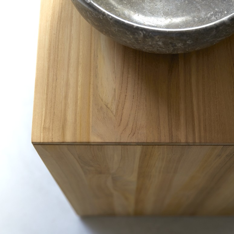 Kwarto - Meuble de rangement en teck massif 110 cm