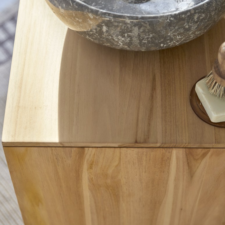 Kwarto - Opbergmeubel in massief teak 60 cm