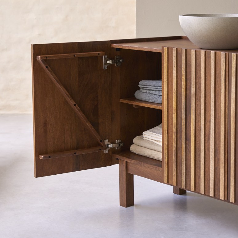 Milo - Meuble de rangement en manguier 164 cm