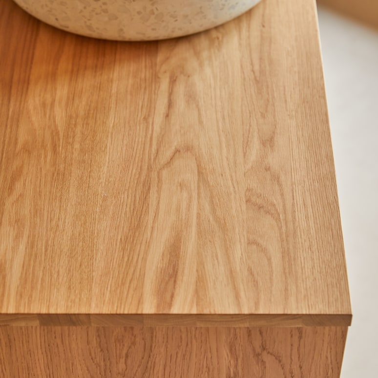 Miu - Oak storage unit 115 cm