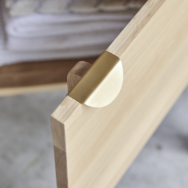 Pola - Solid oak storage unit 90 cm