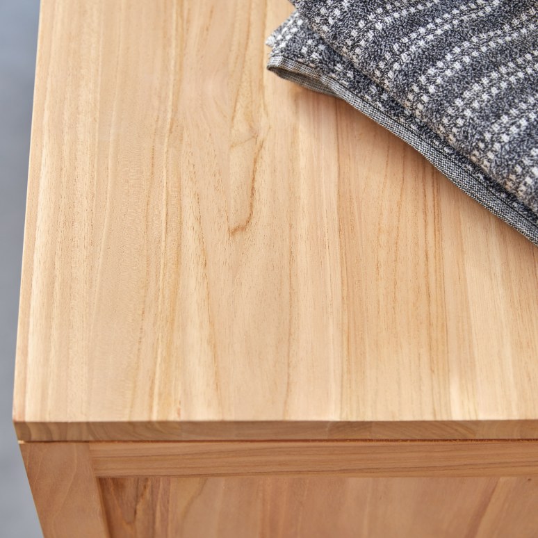 Serena - Mueble de almacenaje de teca maciza 100 cm