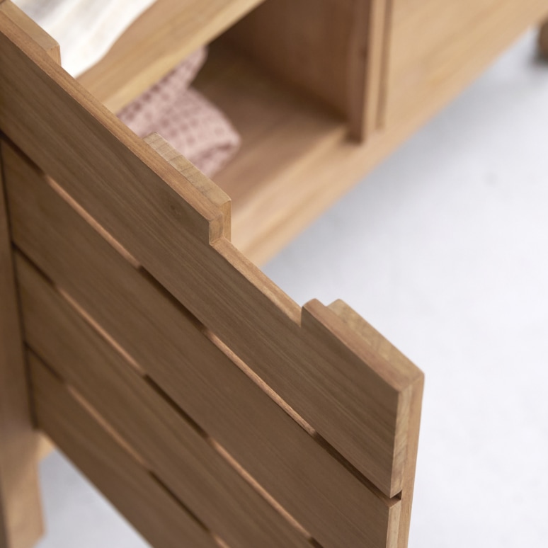Serena - Solid teak storage unit 80 cm