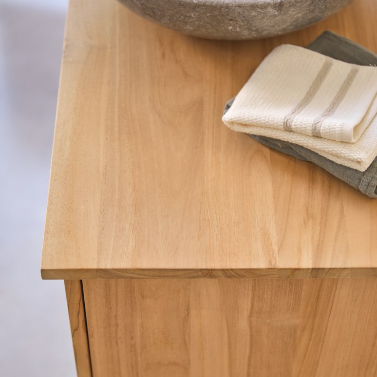 Soho - Mobile contenitore in teak massello 165 cm