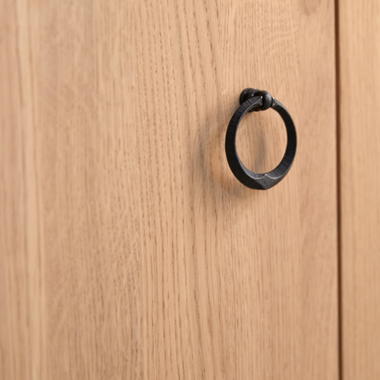 Volute - Solid oak storage unit, 65 cm