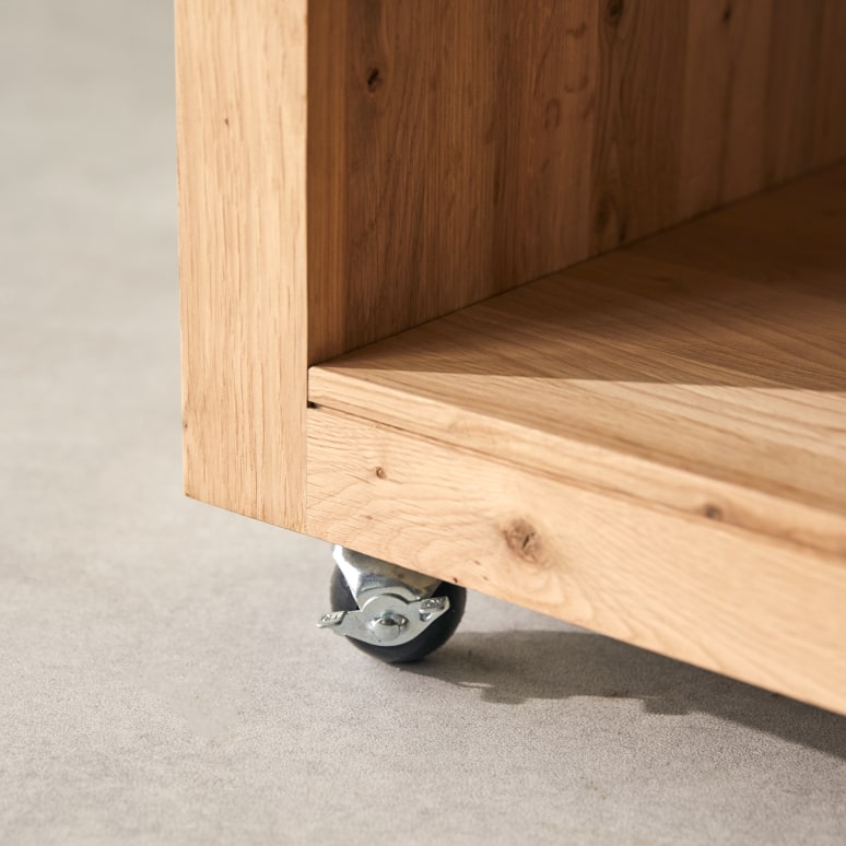 Anoa - Quadratischer Couchtisch aus massivem Eichenholz