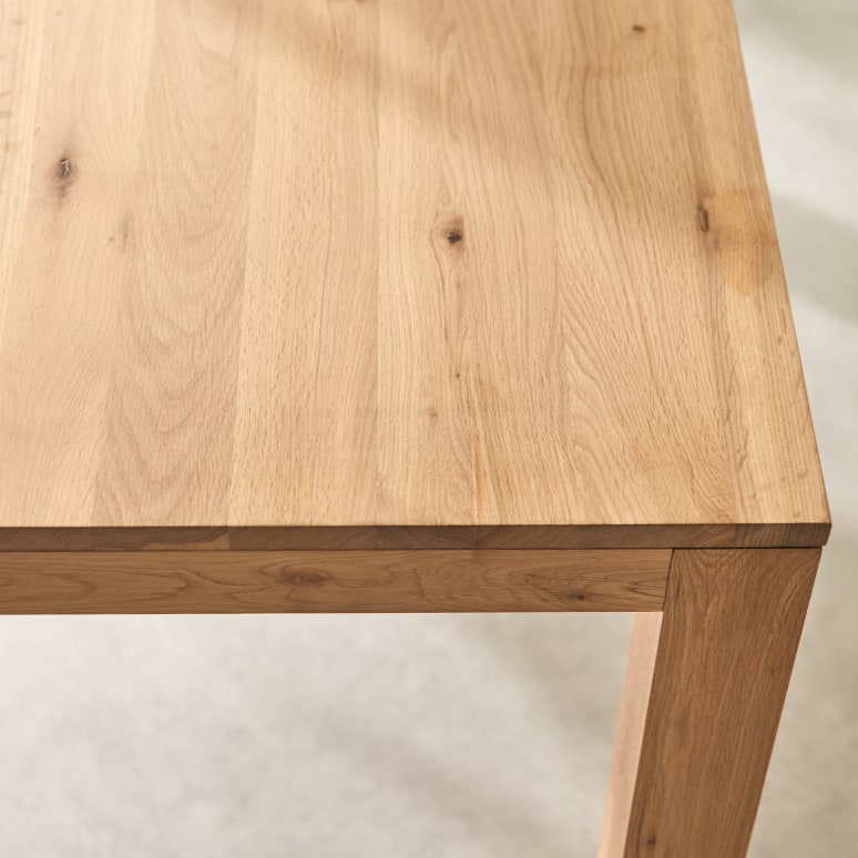 Eden - Solid oak table for 6 to 8 people