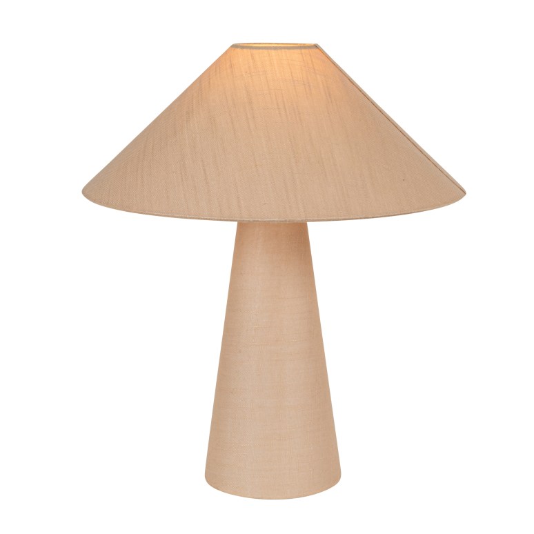 Nora - 25 Watt Lumina Natural Linen Table Lamp, Natural