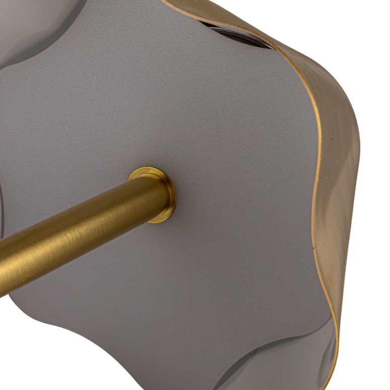 Luke - Metal LED Rechargeable Table Lamp with Touch Sensor, Gold Finish