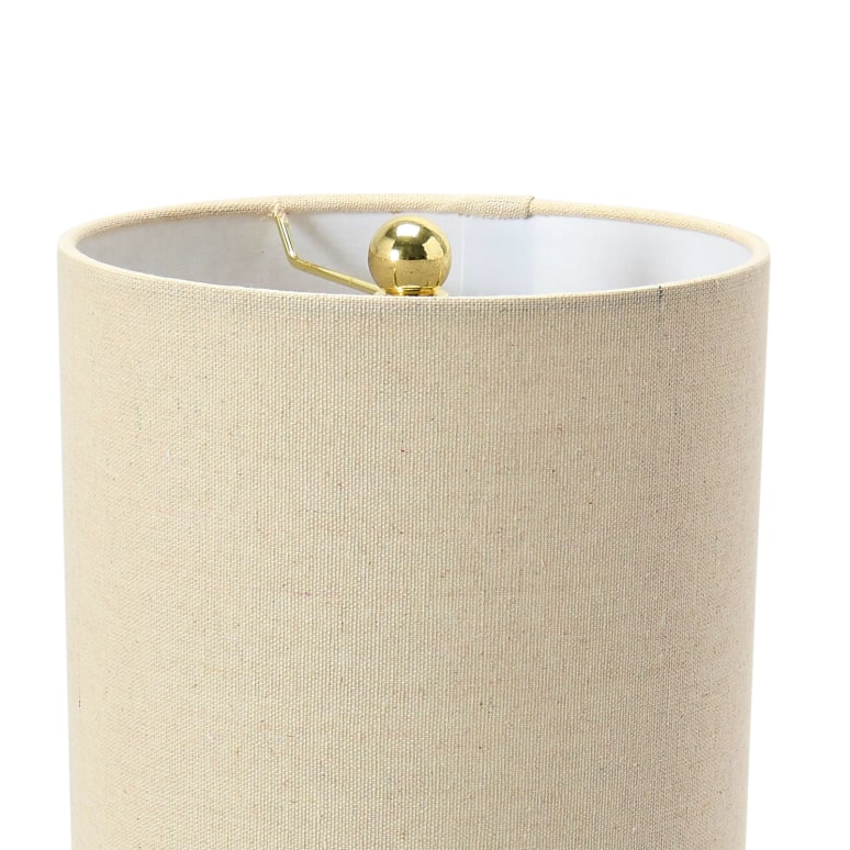 Amelia - Sculptural Terracotta Table Lamp with Linen Shade