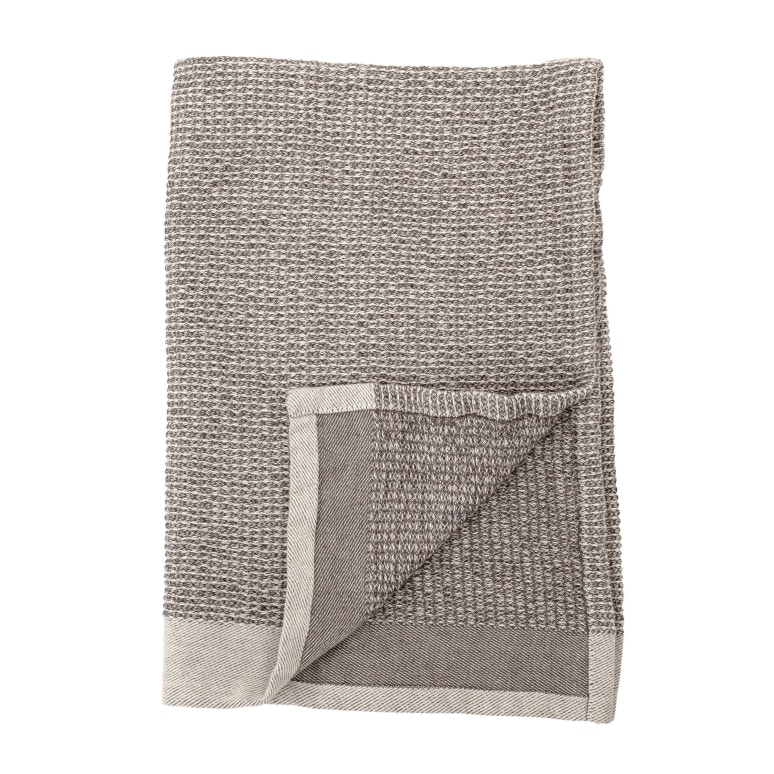 Isabella - Grey Cotton Waffle Weave Tea Towels (Set of 2)