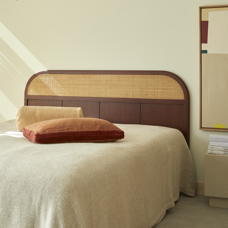 Hector - Headboard in mindi wood 180 cm